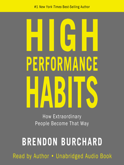 Title details for High Performance Habits by Brendon Burchard - Wait list